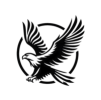 ai-generated-eagle-logo-design-in-black-style-on-transparant-background-png